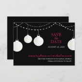 Papier Lattern Hochzeit Speichern Sie das Datum Save The Date (Vorne/Hinten)