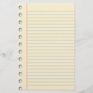 Papier-Leiste Briefpapier