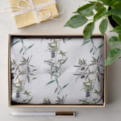 Papier lindert mit Aquarell des Zweigs des (Geschenk)