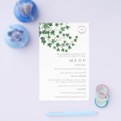 PAPIER | Logo Ivy Christmas Party Menu (Einzeln)