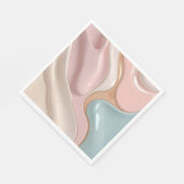 Papier-Lunchserviette in stilvollem Grafikdesign Serviette (Ecke)