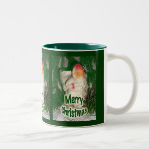 Papier Mache weiße Weihnachtsartikel Zweifarbige Tasse