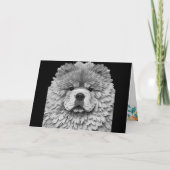 PAPIER MIRAGE blue Chow Karte (Vorderseite)