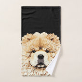 PAPIER MIRAGE Cream Chow Badhandtuch Set (Handtuch)