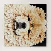 PAPIER MIRAGE Cream Chow Puzzle (Horizontal)