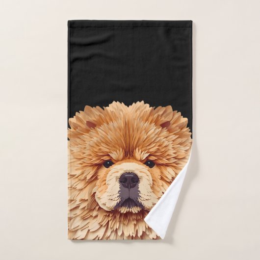 PAPIER MIRAGE Red Chow Badhandtuch Set (Handtuch)