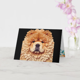 PAPIER MIRAGE Red Chow Karte