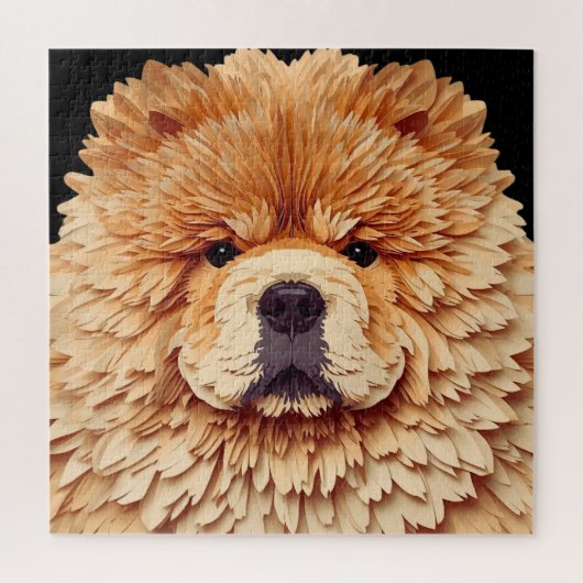 PAPIER MIRAGE Red Chow Puzzle (Vertikal)