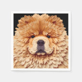 PAPIER MIRAGE Red Chow Serviette (Vorderseite)