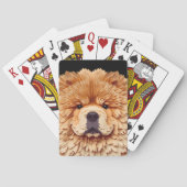 PAPIER MIRAGE Red Chow Spielkarten (Rückseite)