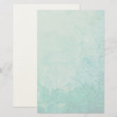 Papier mit Abstraktem Blau, Grün und Schwarz (Vorne/Hinten)