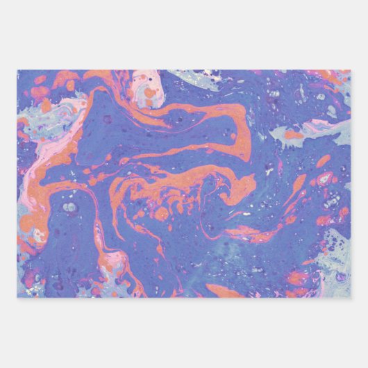 Papier mit Aquarellmuster (Vorderseite)