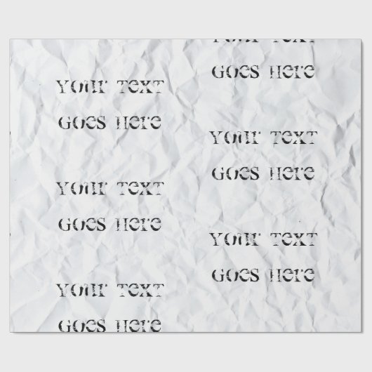 Papier mit ausgeblendetem Text Geschenkpapier (Flach)