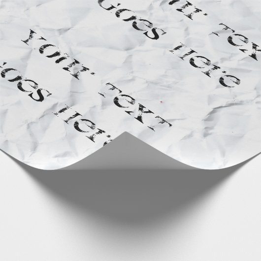 Papier mit ausgeblendetem Text Geschenkpapier (Ecke)