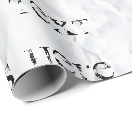 Papier mit ausgeblendetem Text Geschenkpapier (Rolleneckpunkt)
