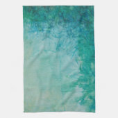 Papier mit blauer, grüner und schwarzer abstrakter handtuch (Vertikal)