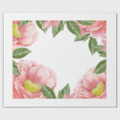 Papier mit blorrosa Muster Geschenkpapier (Flach)