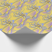 Papier mit Blumendesign Geschenkpapier (Ecke)