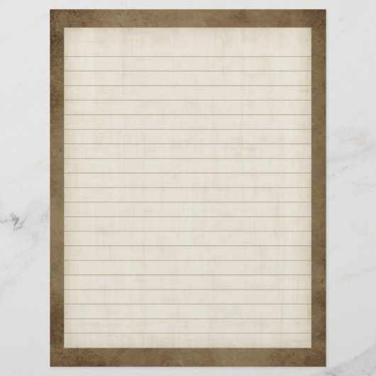 Papier mit brauner Kante (Rückseite)