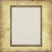 Papier mit brauner Kante