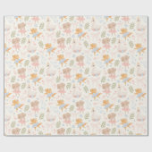 Papier mit dem Muster "Animal Ballerina" Geschenkpapier (Flach)