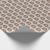 Papier mit dem Weihnachtsmann Geschenkpapier (Ecke)