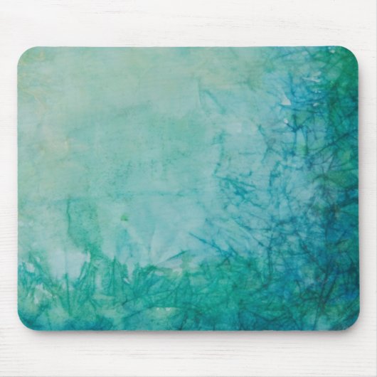 Papier mit der blauen, grünen und schwarzen Farbe Mousepad (Vorne)