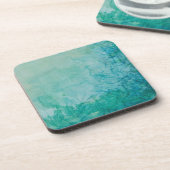 Papier mit der blauen, grünen und schwarzen Farbe Untersetzer (Linke Seite)