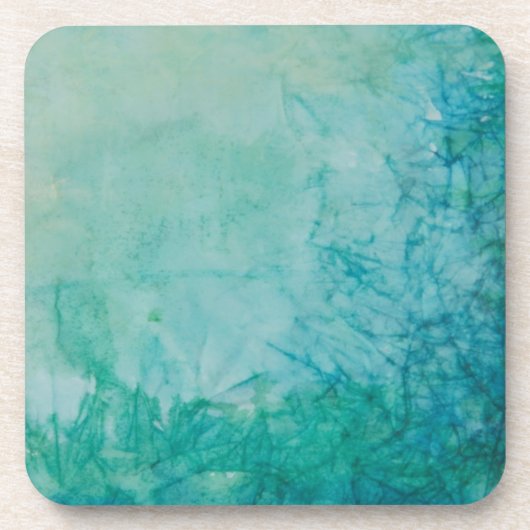 Papier mit der blauen, grünen und schwarzen Farbe Untersetzer (Vorderseite)