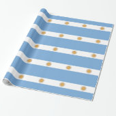 Papier mit der Flagge Argentiniens Geschenkpapier (Ungerollt)