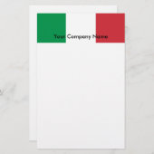 Papier mit der Flagge Italiens (Vorne/Hinten)