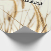 PAPIER MIT EDITABLE TEXT GESCHENKPAPIER (Ecke)