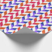 Papier mit farbigen geometrischen Mustern Geschenkpapier (Ecke)
