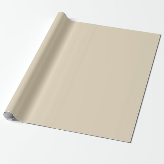 Papier mit festem Farbumschlag in Beige Geschenkpapier (Ungerollt)
