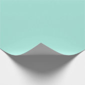 Papier mit festem Farbumschlag in hellen Aqua Geschenkpapier (Ecke)