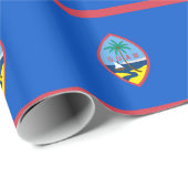 Papier mit Flagge von Guam Geschenkpapier (Rolleneckpunkt)