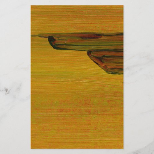 Papier mit gelbem abstraktem Design (Vorderseite)