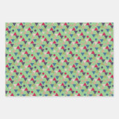 Papier mit geometrischer Struktur (Vorderseite 2)