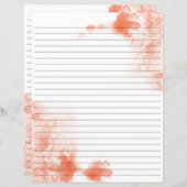 Papier mit Korallenfarben (Vorne/Hinten)