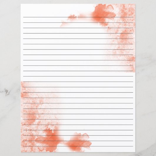 Papier mit Korallenfarben (Vorderseite)