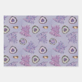 Papier mit Kristallmuster und Geodenmuster (Vorderseite 2)