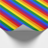 Papier mit LGBT-Flagge Geschenkpapier (Ecke)