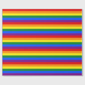 Papier mit LGBT-Flagge Geschenkpapier (Flach)