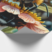 Papier mit Pollensammlung Geschenkpapier (Ecke)