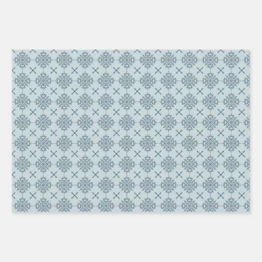 Papier mit Schneeflocken (Vorderseite 2)