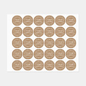 Papier mit weißem Text, aus Stoff gefertigt Etiketten (Blatt)