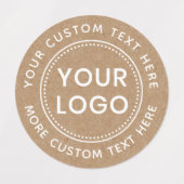 Papier mit weißem Text, aus Stoff gefertigt Etiketten (Design 2)