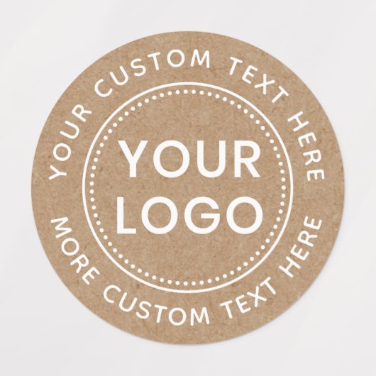 Papier mit weißem Text, aus Stoff gefertigt Etiketten (Design 1)