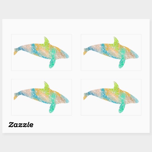 Papier Mosaik Orca Aufkleber (Blatt)