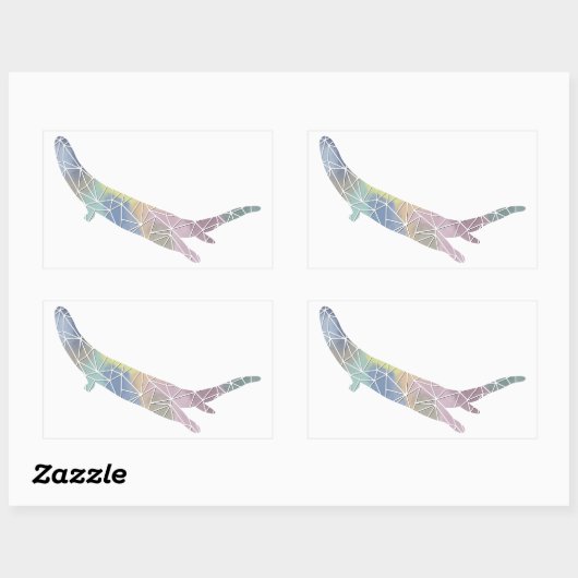 Papier Mosaik River Otter Sticker (Blatt)